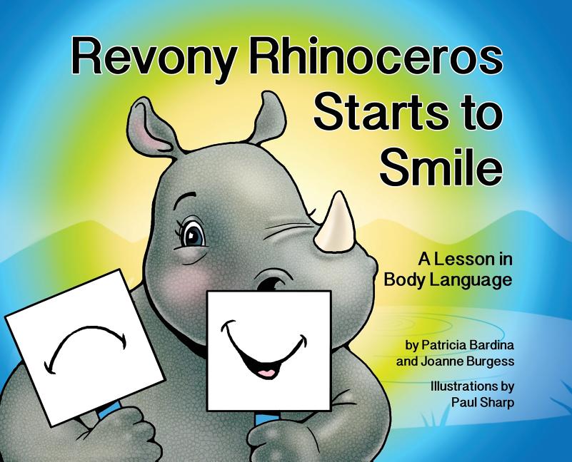 Book cover for Revony Rhinoceros Starts to Smile: A Lesson in Body Language