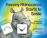 Book cover for Revony Rhinoceros Starts to Smile: A Lesson in Body Language