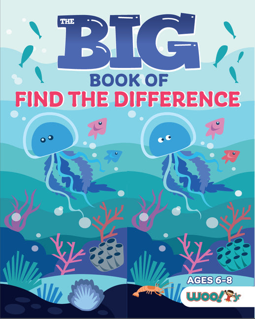 Book cover for Big Book of Find the Difference: A Spot the Difference Activity Book for Kids