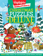 Book cover for Christmas Puzzles Deluxe