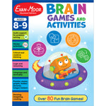 Book cover for Brain Games and Activities, Ages 8-9