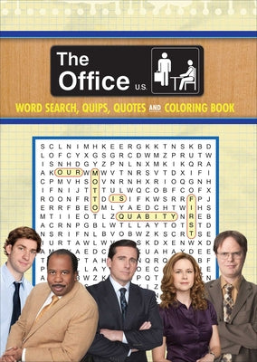 Book cover for The Office Word Search, Quips, Quotes & Coloring Book