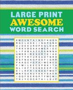 Book cover for Large Print Awesome Word Search