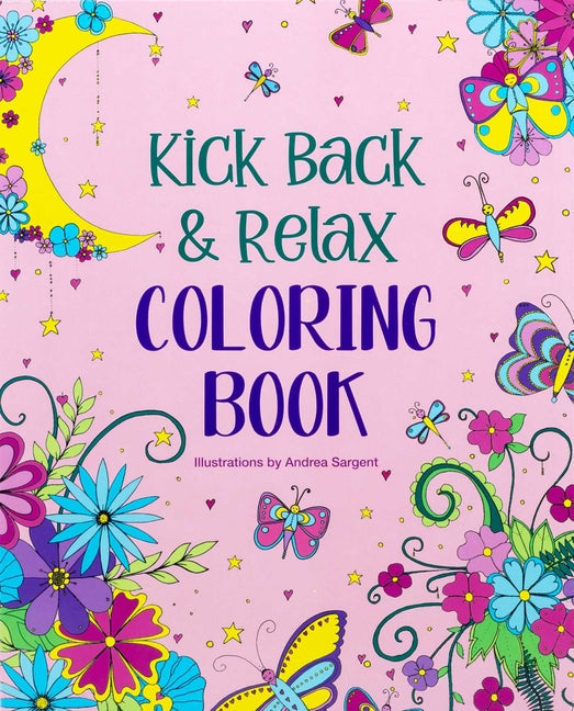 Book cover for Kick Back & Relax Coloring Book