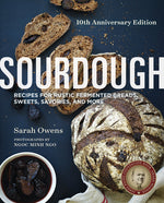 Book cover for Sourdough: Recipes for Rustic Fermented Breads, Sweets, Savories, and More