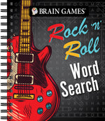 Book cover for Brain Games - Rock 'n' Roll Word Search