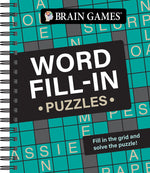 Book cover for Brain Games - Word Fill-In Puzzles