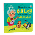 Book cover for There Was an Old Lady Who Swallowed the Alphabet