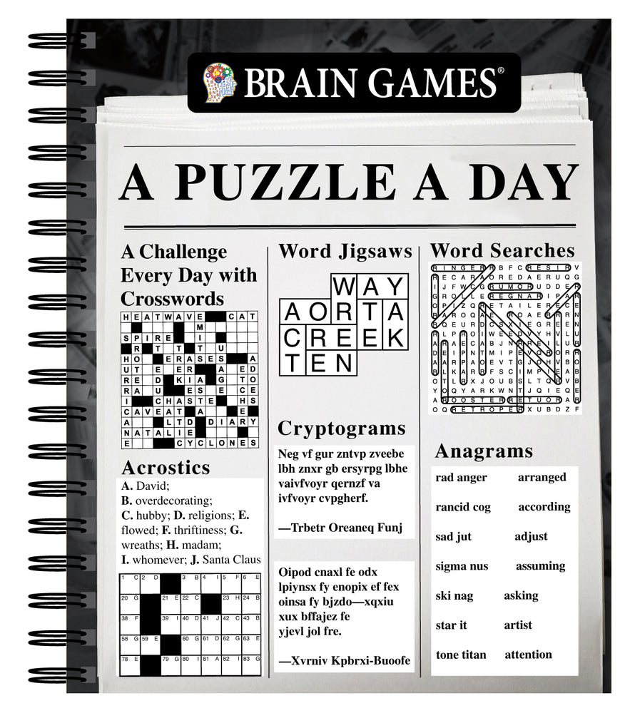 Book cover for Brain Games - A Puzzle a Day