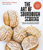 Book cover for The Art of Sourdough Scoring: Your All-In-One Guide to Perfect Loaves with Gorgeous Designs