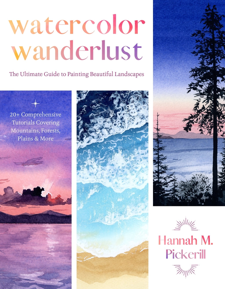 Book cover for Watercolor Wanderlust: The Ultimate Guide to Painting Beautiful Landscapes