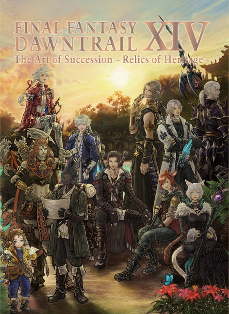 Book cover for Final Fantasy XIV: Dawntrail -- The Art of Succession -Relics of Heritage-