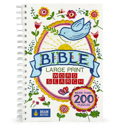Book cover for Bible Large Print Word Search