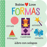 Book cover for Babies Love Formas / Babies Love Shapes (Spanish Edition)