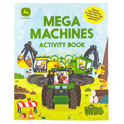 Book cover for John Deere Kids Mega Machines Activity Book