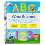 Book cover for Write & Erase ABC and 123
