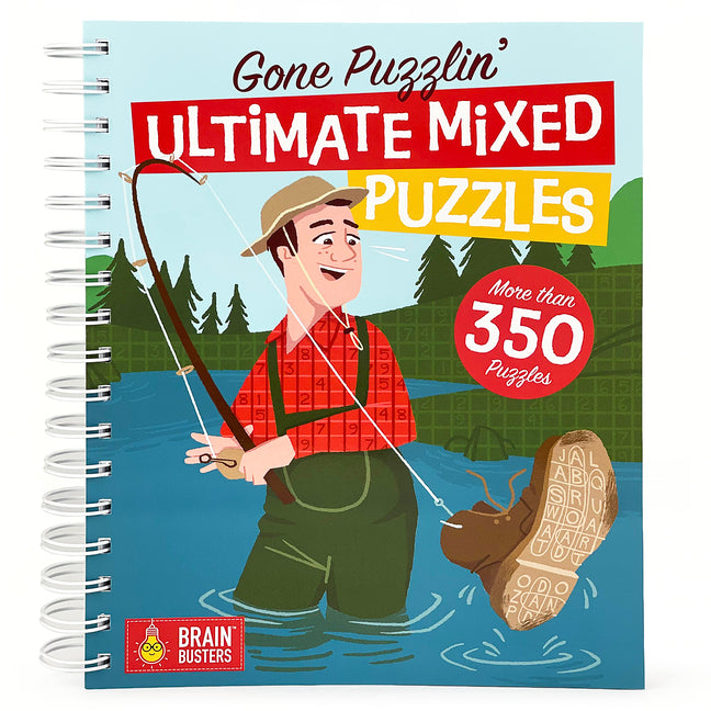 Book cover for Gone Puzzlin' Ultimate Mixed Puzzles