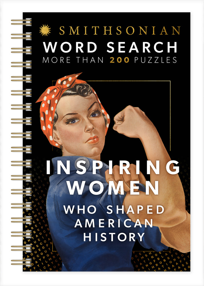 Book cover for Smithsonian Word Search Inspiring Women Who Shaped American History