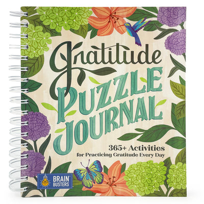 Book cover for Gratitude Puzzle Journal: 365+ Activities for Practicing Gratitude Every Day
