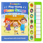 Book cover for Cocomelon Play-Along Piano Songs
