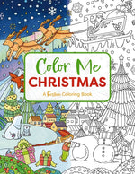 Book cover for Color Me Christmas: A Festive Adult Coloring Book (Festive Coloring Book for Holiday Relaxation)
