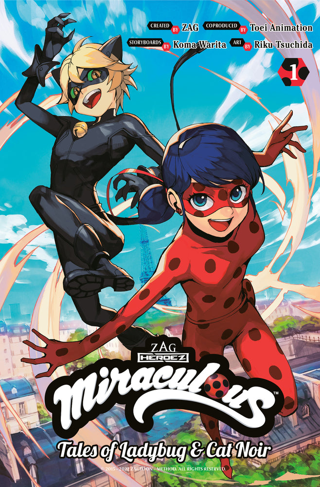 Book cover for Miraculous: Tales of Ladybug & Cat Noir (Manga) 1
