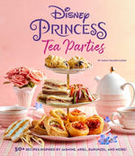 Book cover for Disney Princess Tea Parties Cookbook (Kids Cookbooks, Disney Fans)