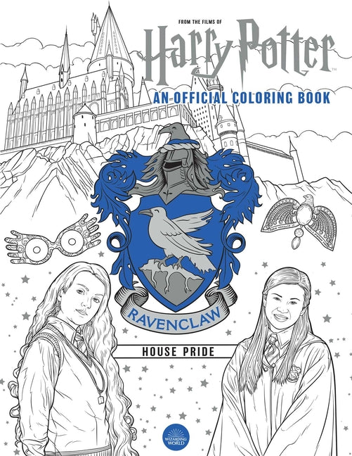 Book cover for Harry Potter: Ravenclaw House Pride: The Official Coloring Book: (Gifts Books for Harry Potter Fans, Adult Coloring Books)