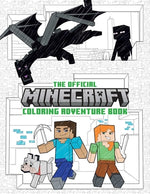 Book cover for The Official Minecraft Coloring Adventures Book: Create, Explore, Color!: For Young Artists and Kids 5-10