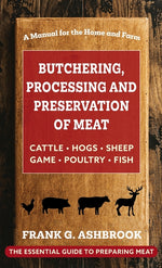 Book cover for Butchering, Processing and Preservation of Meat