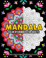 Book cover for Mandala Color by Number for Adults
