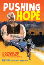 Book cover for Pushing Hope: An Illustrated Memoir of Survival