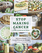 Book cover for Stop Making Cancer: A Raw Vegan Recipe Book