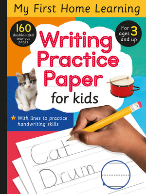 Book cover for Writing Practice Paper for Kids: 160 Double-Sided Tear-Out Pages