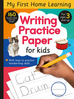 Book cover for Writing Practice Paper for Kids: 160 Double-Sided Tear-Out Pages