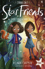Book cover for Star Friends 2 Books in 1: Secret Spell & Dark Tricks: Books 3 and 4