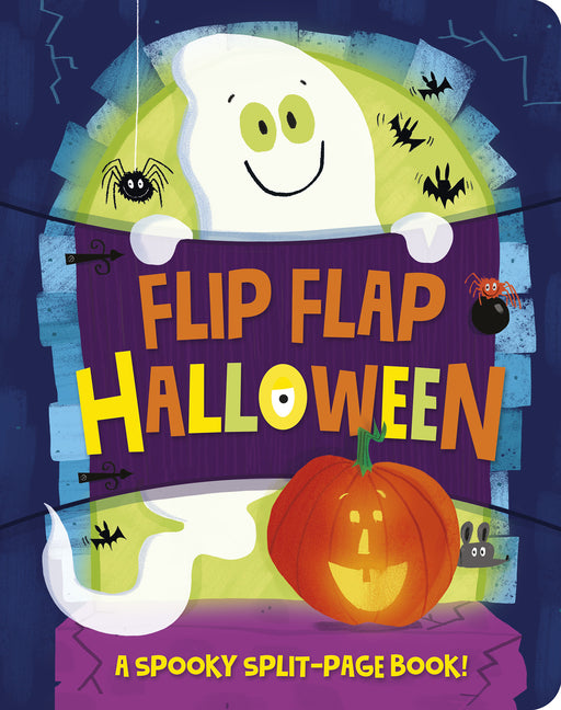 Book cover for Flip Flap Halloween: A Spooky Split Page Book!