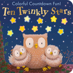 Book cover for Ten Twinkly Stars: Colorful Countdown Fun!