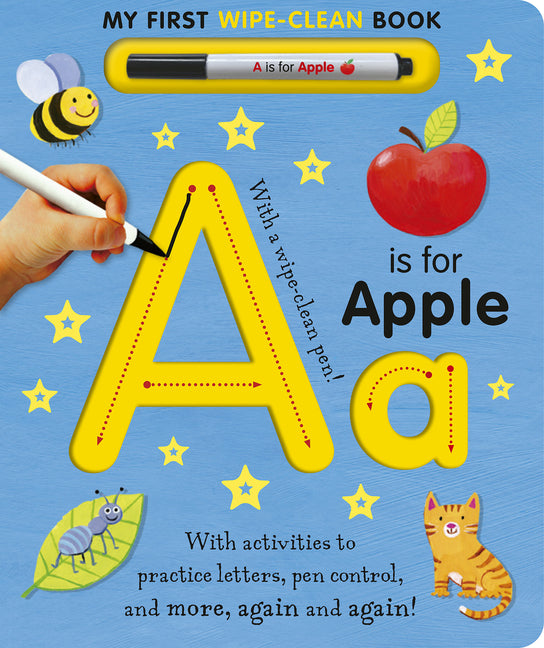 Book cover for A is for Apple Wipe-Clean: My First Wipe-Clean Book