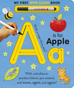 Book cover for A is for Apple Wipe-Clean: My First Wipe-Clean Book
