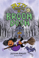 Book cover for Jazzy the Witch in Broom Doom