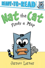 Book cover for Nat the Cat Finds a Map: Ready-To-Read Pre-Level 1
