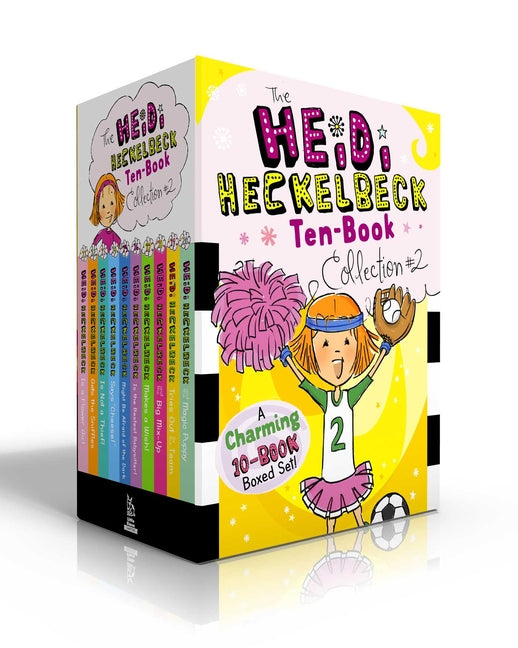Book cover for Heidi Heckelbeck Ten-Book Collection #2 (Boxed Set): Heidi Heckelbeck Is a Flower Girl; Gets the Sniffles; Is Not a Thief!; Says Cheese!; Might Be Afr