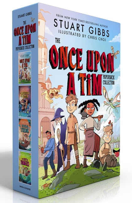 Book cover for Once Upon a Tim Paperback Collection (Boxed Set): Once Upon a Tim; The Labyrinth of Doom; The Sea of Terror; The Quest of Danger (Boxed Set)