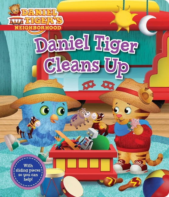 Book cover for Daniel Tiger Cleans Up