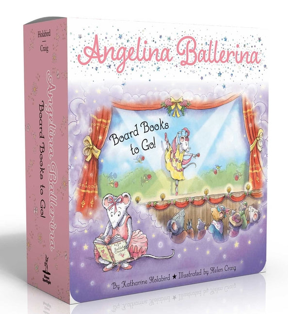 Book cover for Angelina Ballerina Board Books to Go! (Boxed Set): Center Stage; Big Dreams!; Angelina Ballerina by the Sea (Boxed Set)
