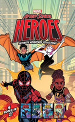 Book cover for Marvel After-School Heroes Ultimate Adventure Collection!: Miles Morales Untangles a Web; Ghost-Spider's Unbreakable Mission; Shuri Takes Control; Rep