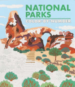 Book cover for National Parks Color-By-Number