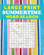 Book cover for Large Print Summertime Word Search