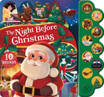 Book cover for The Night Before Christmas 10-Button Sound Book